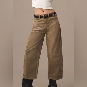 The Kenna Heritage Mid-Rise Barrel Jeans by Pilcro: Corduroy Edition
